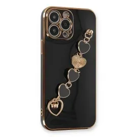 Newface Iphone 14 Pro Max Kılıf Esila Silikon - Siyah