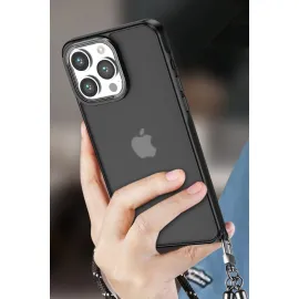Newface Iphone 15 Pro Kılıf Elegant Kapak - Derin Mor