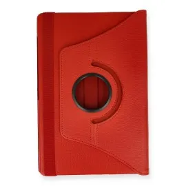 Newface Lenovo M10 Fhd Plus X606F Kılıf 360 Tablet Deri Kılıf - Kırmızı