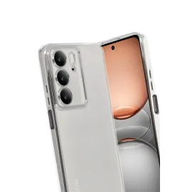 Newface Realme C75 4G Kılıf Razer Lensli Silikon - Gümüş