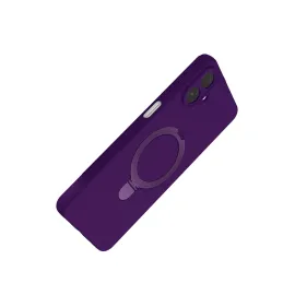 Newface Samsung Galaxy A07 4G Regal Magsafe Standlı Kapak - Derin Mor