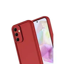 Newface Samsung Galaxy A17 5G Viera Silikon - Kırmızı