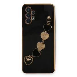 Newface Samsung Galaxy A32 Kılıf Esila Silikon - Siyah