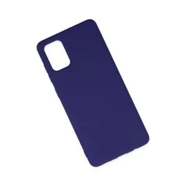 Newface Samsung Galaxy A71 Kılıf Nano Içi Kadife Silikon - Mor