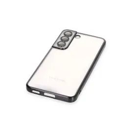 Newface Samsung Galaxy S22 Kılıf Razer Lensli Silikon - Siyah