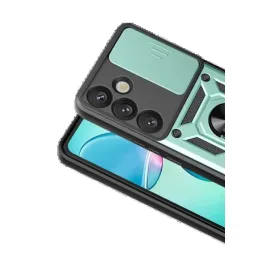 Newface Samsung Galaxy S26 Plus Pars Lens Yüzüklü Silikon - Yeşil