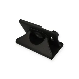 Newface Samsung Galaxy T110 / T113 Tab 3 Lite 7 Kılıf 360 Tablet Deri Kılıf - Siyah