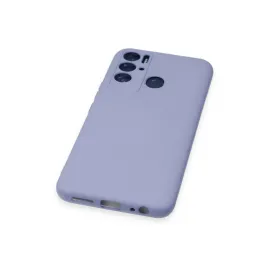Newface Tecno Pova Neo Kılıf Nano Içi Kadife Silikon - Lila