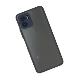 Newface Vivo Y15S Kılıf Montreal Silikon Kapak - Lacivert