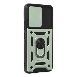 Newface Xiaomi Poco X3 Gt Kılıf Pars Lens Yüzüklü Silikon - Yeşil