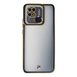 Newface Xiaomi Redmi 10C Kılıf Liva Lens Silikon - Siyah