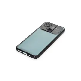 Newface Xiaomi Redmi 10C Kılıf Razer Lensli Silikon - Siyah