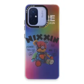 Newface Xiaomi Redmi 12C Kılıf Estoril Desenli Kapak - Estoril - 11