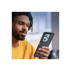 Newface Xiaomi Redmi 13 4G Kılıf Elegant Kapak - Siyah