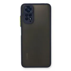 Newface Xiaomi Redmi Note 11 Kılıf Montreal Silikon Kapak - Lacivert
