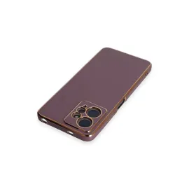 Newface Xiaomi Redmi Note 12 4G Kılıf Volet Silikon - Mor