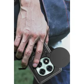 Newface Xiaomi Redmi Note 14 Pro 5G Kılıf Pars Lens Yüzüklü Silikon - Siyah