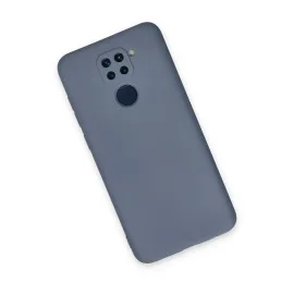 Newface Xiaomi Redmi Note 9 Kılıf Nano Içi Kadife Silikon - Gri