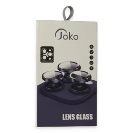 Joko iPhone 15 Pro Max PVD Metal Kamera Lens - Gümüş