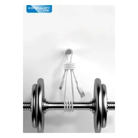 Konfulon Dc64 Usb To Lightning 1M 3.0A Hızlı Şarj Kablo - Beyaz