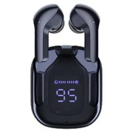 Konfulon GT13 Dijital Şarj Göstergeli Kablosuz Airpods Kulaklık - Siyah
