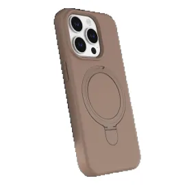 Newface Apple Iphone 14 Pro Max Regal Magsafe Standlı Kapak - Çöl Titanyum