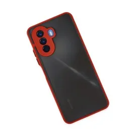 Newface Huawei Nova Y70 Kılıf Montreal Silikon Kapak - Kırmızı