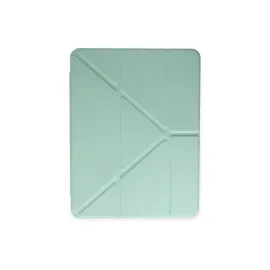 Newface iPad Pro 11 (2024) Kılıf Kalemlikli Mars Tablet Kılıfı - Açık Yeşil