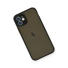 Newface Iphone 12 Mini Kılıf Montreal Silikon Kapak - Siyah