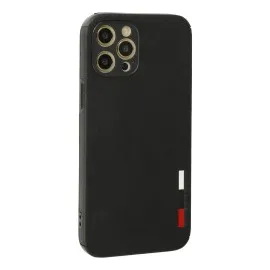 Newface Iphone 12 Pro Kılıf Loop Deri Silikon - Siyah