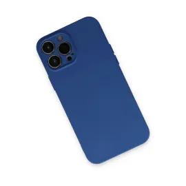 Newface Iphone 13 Pro Max Kılıf Nano Içi Kadife Silikon - Lacivert