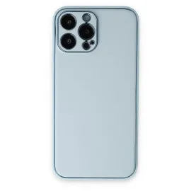 Newface Iphone 14 Pro Kılıf Coco Deri Silikon Kapak - Sky Blue