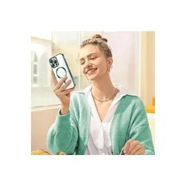 Newface Iphone 15 Pro Kılıf Kross Magneticsafe Kapak - Gold
