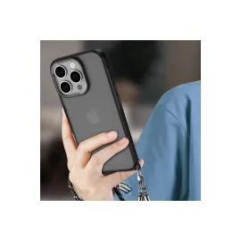 Newface Iphone 16 Pro Kılıf Elegant Kapak - Pudra