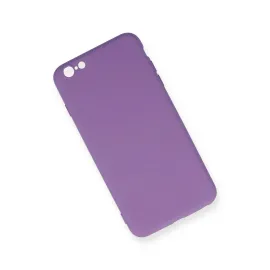 Newface Iphone 6 Plus Kılıf Nano Içi Kadife Silikon - Mor