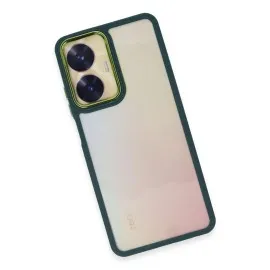 Newface Realme C55 Kılıf Dora Kapak - Haki Yeşil
