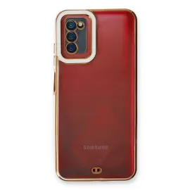 Newface Samsung Galaxy A03S Kılıf Liva Lens Silikon - Beyaz