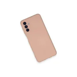 Newface Samsung Galaxy A14 4G Kılıf Nano Içi Kadife Silikon - Pudra