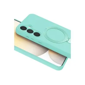 Newface Samsung Galaxy A25 5G Regal Magsafe Standlı Kapak - Su Yeşili