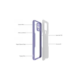 Newface Tecno Camon 16 Kılıf Platin Silikon - Sarı