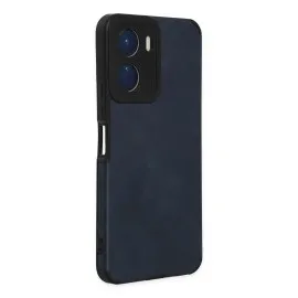 Newface Vivo Y16 Kılıf Loop Deri Silikon - Lacivert