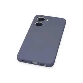 Newface Vivo Y16 Kılıf Nano Içi Kadife Silikon - Gri