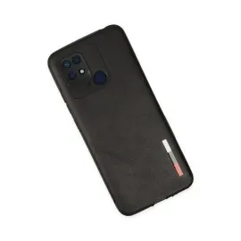Newface Xiaomi Redmi 10C Kılıf Loop Deri Silikon - Siyah