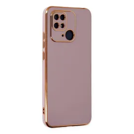 Newface Xiaomi Redmi 10C Kılıf Volet Silikon - Mor