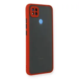 Newface Xiaomi Redmi 9C Kılıf Montreal Silikon Kapak - Kırmızı
