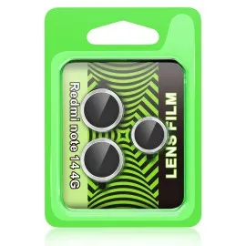 Newface Xiaomi Redmi Note 14 4G Raze Metal Kamera Lens - Gümüş