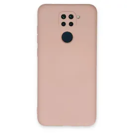 Newface Xiaomi Redmi Note 9 Kılıf Nano Içi Kadife Silikon - Pudra