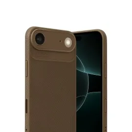 Newface Apple Iphone 17 Air Auto Focus Karbon Kapak - Kahverengi