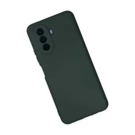 Newface Huawei Nova Y70 Kılıf Nano içi Kadife Silikon - Koyu Yeşil