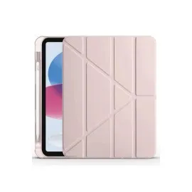 Newface Ipad 2022 10.9 (10.nesil) Kılıf Kalemlikli Mars Tablet Kılıfı - Rose Gold